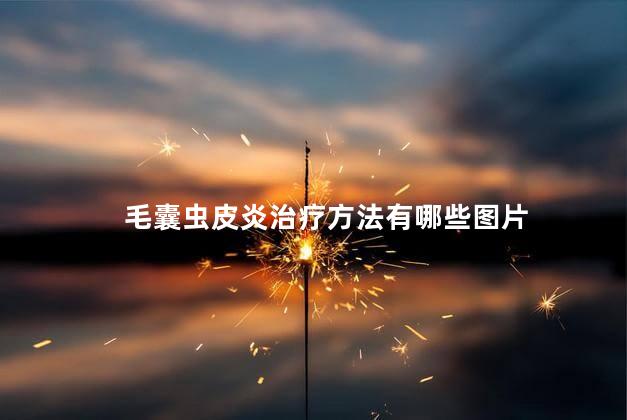 毛囊虫皮炎治疗方法有哪些图片 毛囊虫皮炎治疗方法有哪些图片