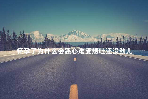 怀孕了为什么会恶心难受想吐还没劲儿 怎么办
