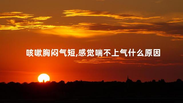 咳嗽胸闷气短,感觉喘不上气什么原因 咳嗽胸闷气短,感觉喘不上气什么原因