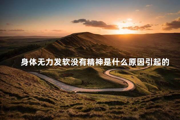 身体无力发软没有精神是什么原因引起的 身体无力发软没有精神是什么原因引起的