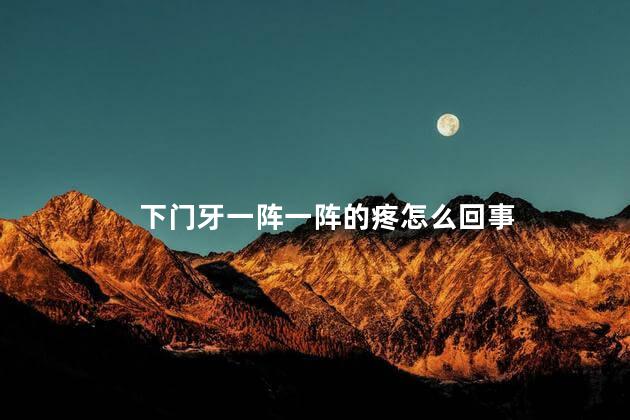 下门牙一阵一阵的疼怎么回事 下门牙一阵一阵的疼怎么回事