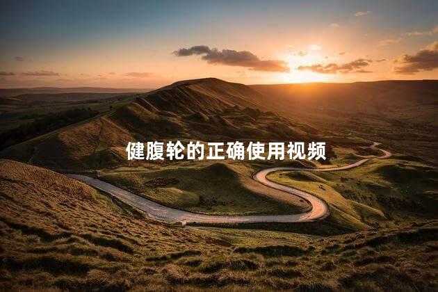 健腹轮的正确使用视频 健腹轮的正确使用视频