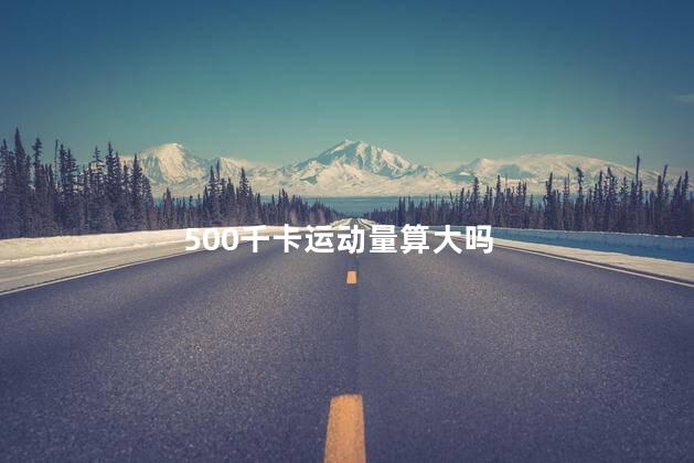 500千卡运动量算大吗 500千卡运动量算大吗