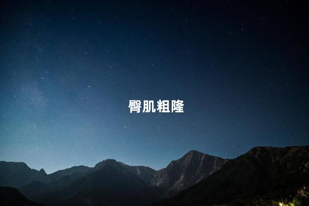 臀肌粗隆 臀肌粗隆
