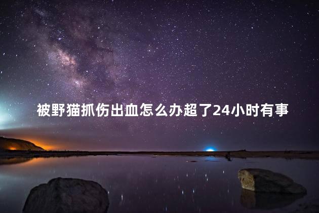 被野猫抓伤出血怎么办超了24小时有事吗 被野猫抓伤出血怎么办超了24小时有事吗