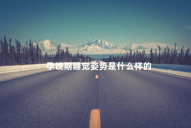 孕晚期睡觉姿势是什么样的 孕晚期睡觉姿势是什么样的