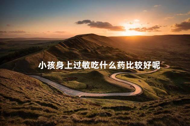 小孩身上过敏吃什么药比较好呢