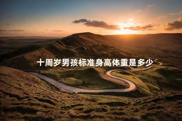十周岁男孩标准身高体重是多少 十周岁男孩标准身高体重是多少