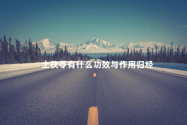 土茯苓有什么功效与作用归经 土茯苓有什么功效与作用归经