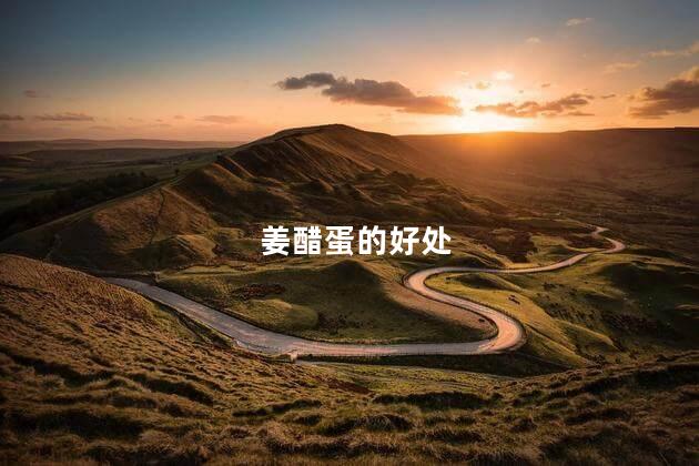 姜醋蛋的好处