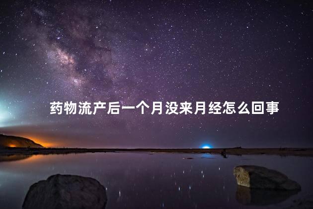 药物流产后一个月没来月经怎么回事