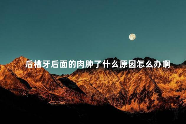 后槽牙后面的肉肿了什么原因怎么办啊 后槽牙后面的肉肿了什么原因怎么办啊