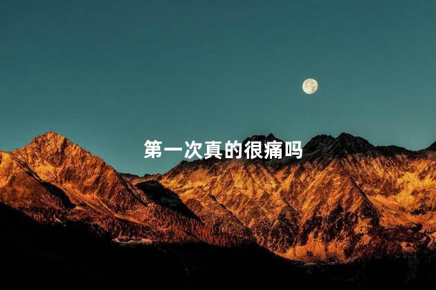 第一次真的很痛吗 第一次真的很痛吗