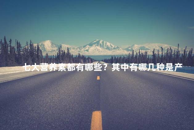七大营养素都有哪些？其中有哪几种是产能营养素？