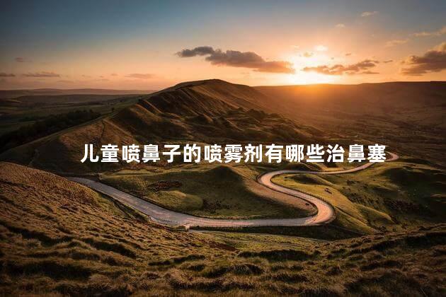 儿童喷鼻子的喷雾剂有哪些治鼻塞