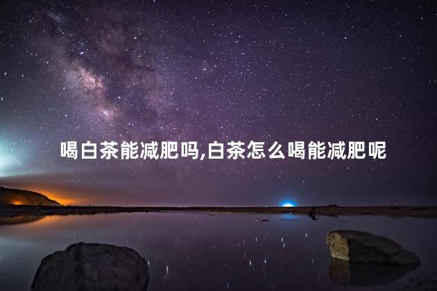 喝白茶能减肥吗,白茶怎么喝能减肥呢