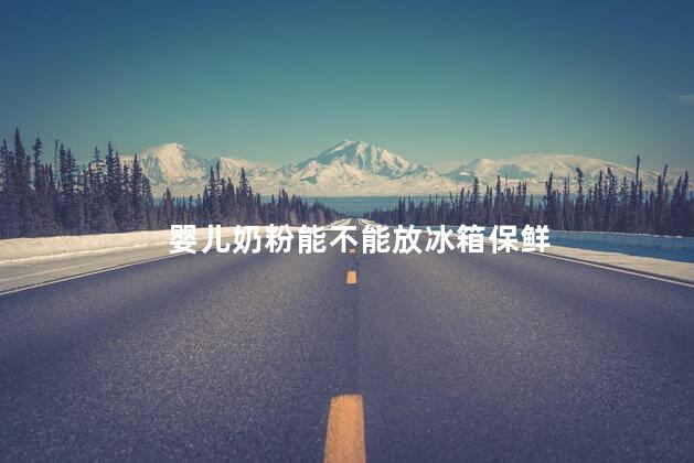 婴儿奶粉能不能放冰箱保鲜