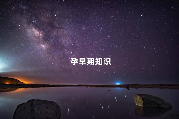 孕早期知识