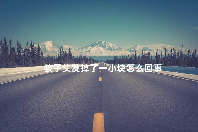 孩子头发掉了一小块怎么回事