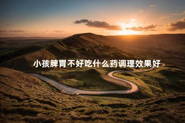 小孩脾胃不好吃什么药调理效果好