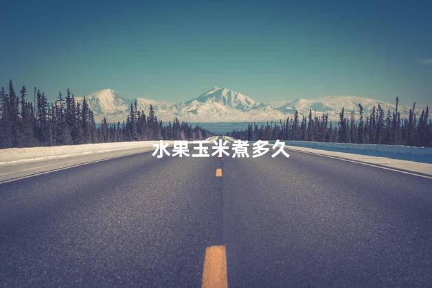 水果玉米煮多久