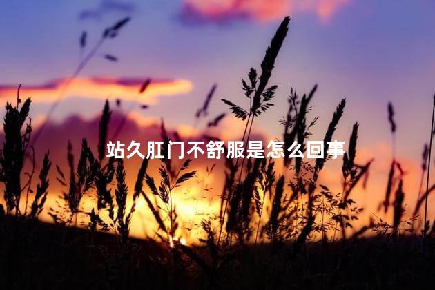 站久肛门不舒服是怎么回事