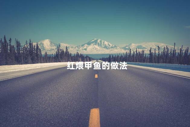 红煨甲鱼的做法