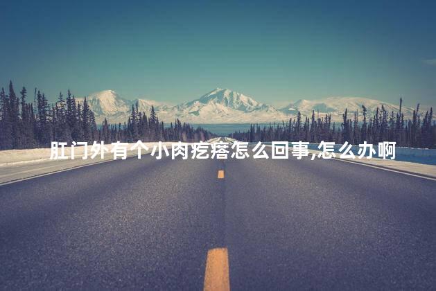 肛门外有个小肉疙瘩怎么回事,怎么办啊