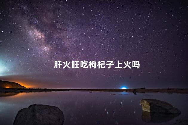 肝火旺吃枸杞子上火吗